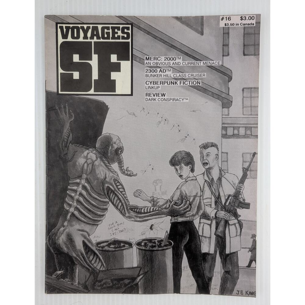 Voyages SF #16 Science Fiction Gaming Vintage Magazine